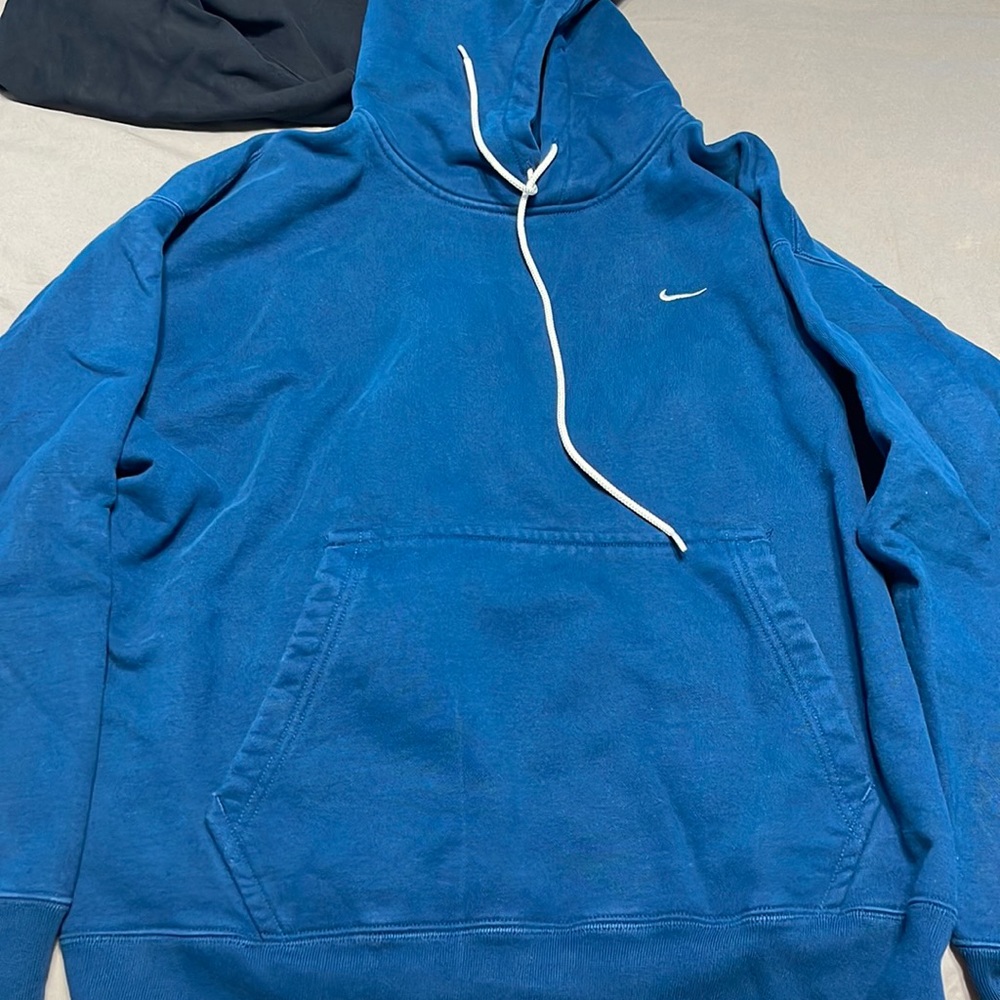 Blue Navy Nike Fleece Hoodie